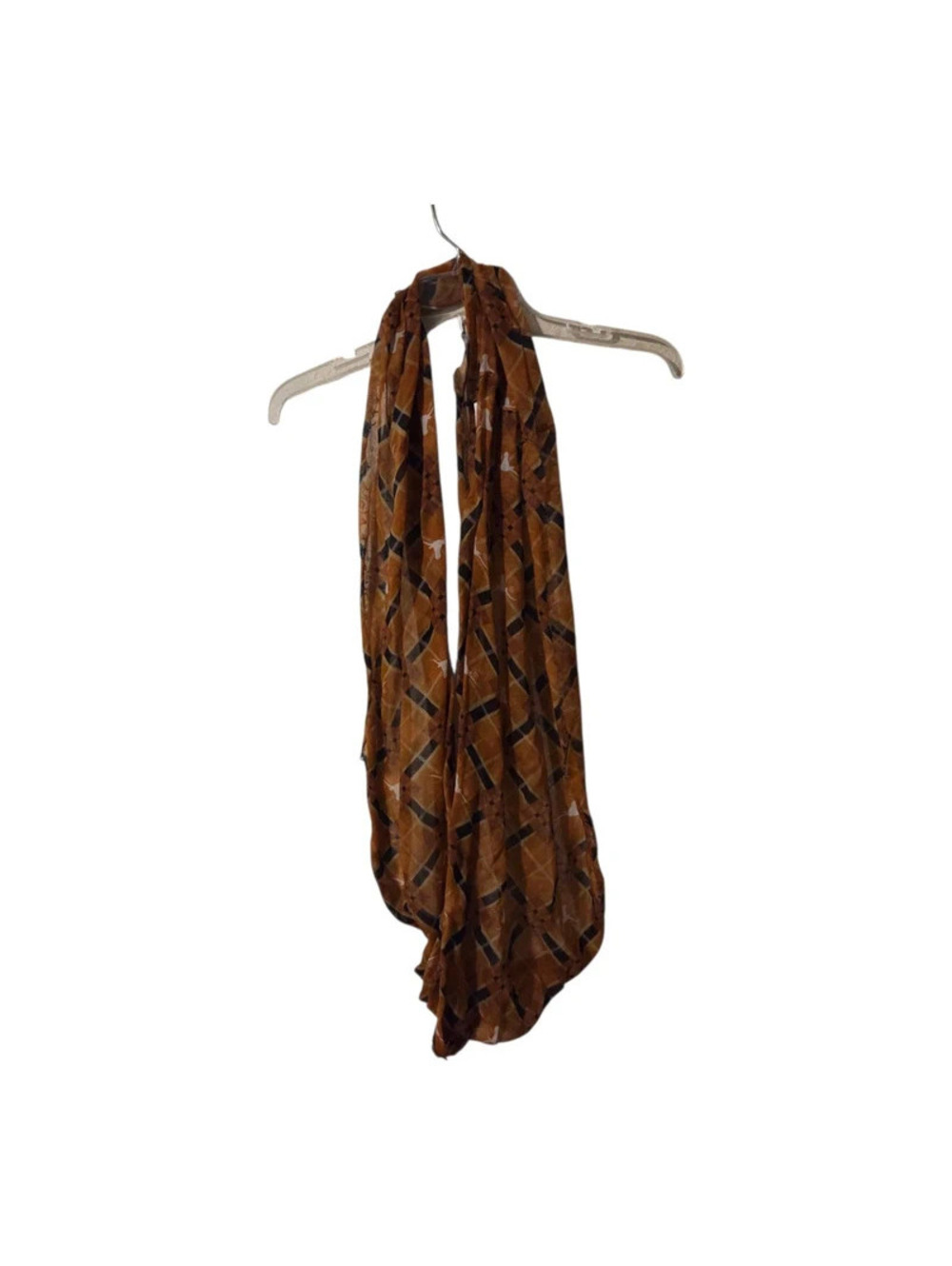 Texas longhorn circle scarf
